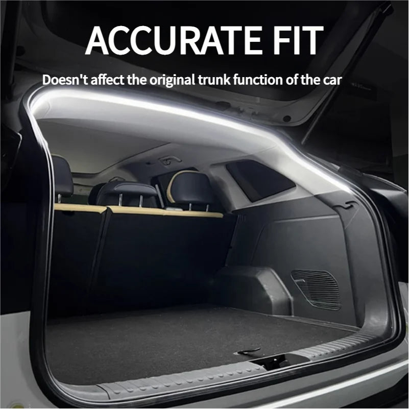 Waterproof Flexible LED Trunk Light Strip with Automatic On/Off Function for SUVs and MPVs - Hidden Installation