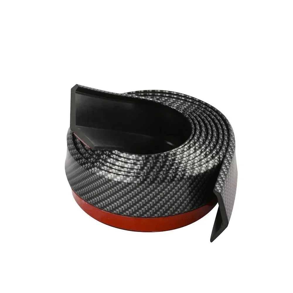 Universal Car Bumper Lip 2.5M Stickers Car Front Bumper Lip Rubber Car Bumper Protectors Exterior Mouldings Bumper Lip Strip - DriveNova