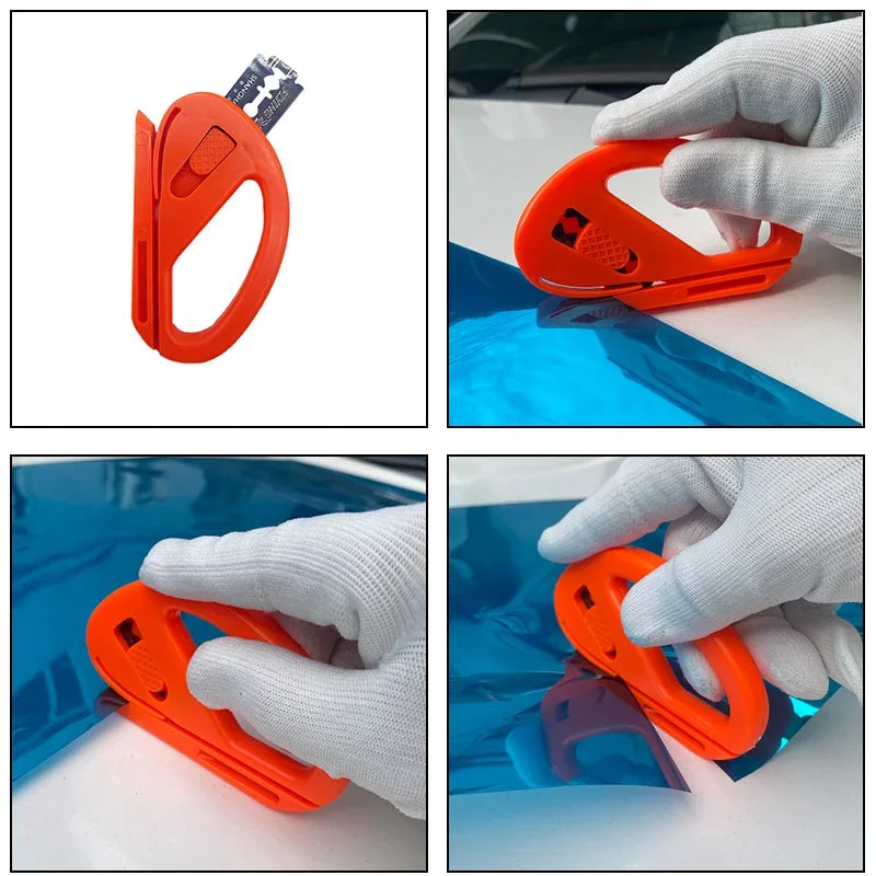 10/19/24Pcs Car Wrapping Vinyl Tool Kit Window Film Tint Tools Car Wrap Sticks Edge Trimming Squeegee Tinting Felt Edge Squeegee