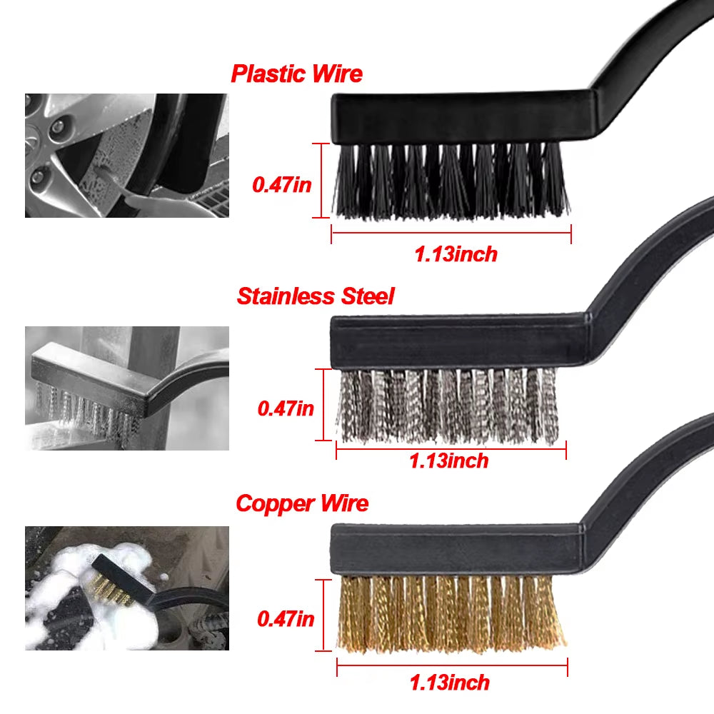 Professional Car Detailing Brush Set - Comprehensive Auto Cleaning Kit for Vents, Gaps, and Air Outlet Maintenance