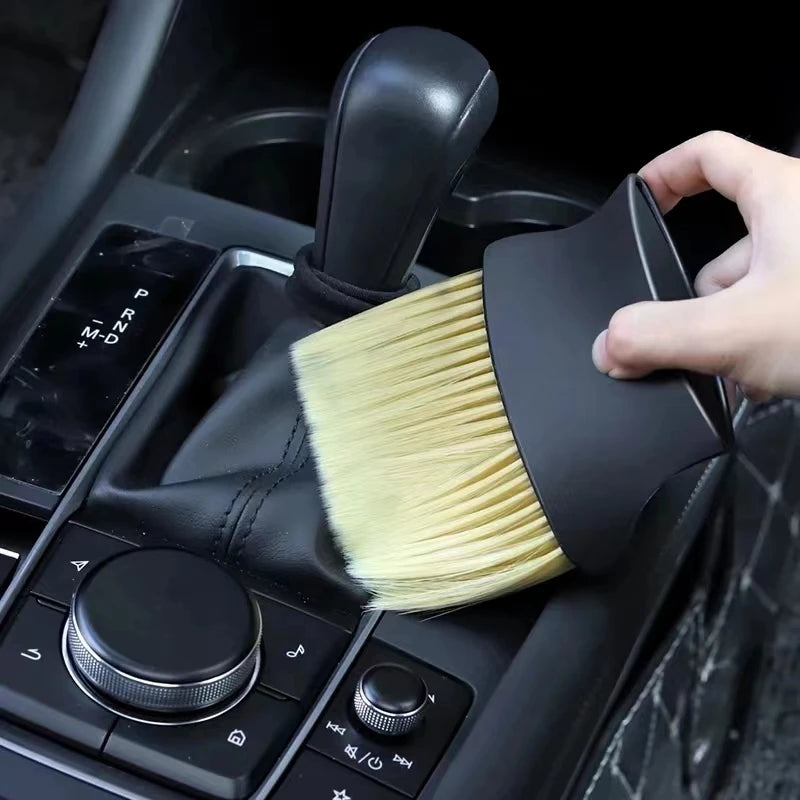 Car Interior Dust Cleaning Brush - Soft Tool for Air Vents and Gaps