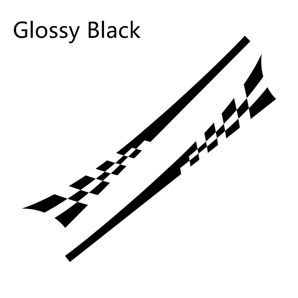 2Pcs/Lot 220X25Cm Car DIY Both Sides Stickers Race Stripes Camouflage Automobiles Products Car Wrap Vinyl Film Car Accessories - DriveNova
