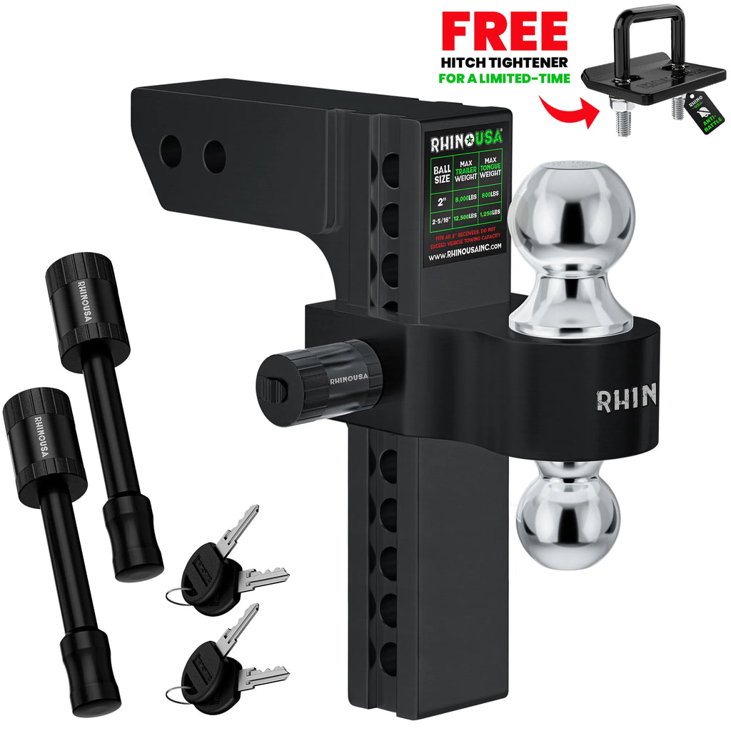 Adjustable Drop Hitch for 2-Inch Receivers