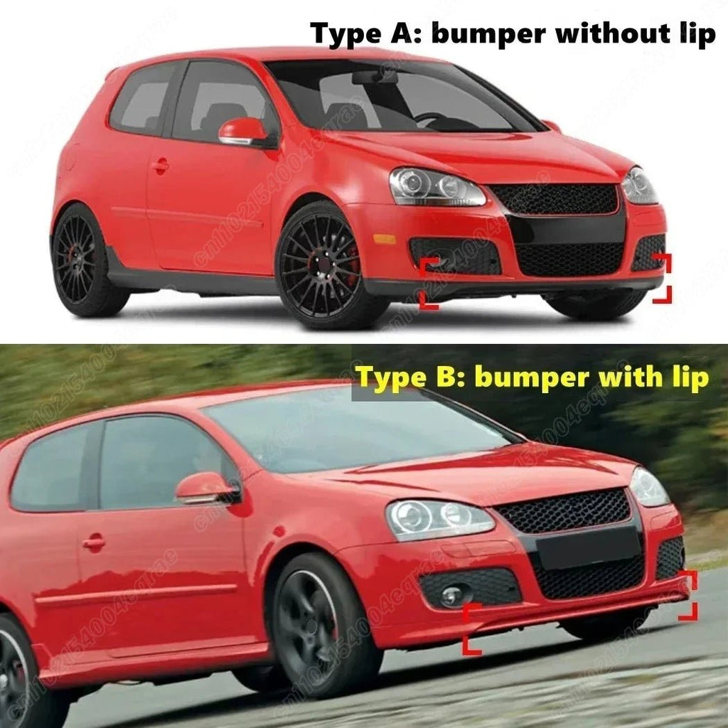 Front Bumper Spoiler Lip Diffuser Guard Protector Body Kit for VW Golf MK5 GTI and Jetta MK5 (2003-2008) - DriveNova