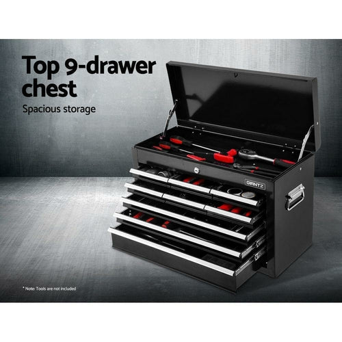 Giantz 16 Drawer Tool Box Cabinet Chest Trolley Toolbox Garage Storage - DriveNova