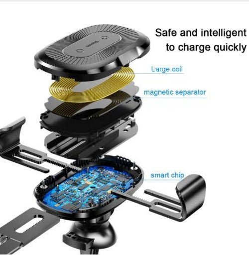 Gravity Bracket Wireless Charging Car Two-in-one Wireless Charging - DriveNova
