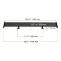 GT Wing Car Spoiler - 53.1 Inch Universal Double Deck Rear Spoiler for Racing and Drift Applications - DriveNova