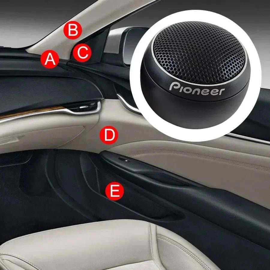 High-Performance 300W Car Audio Silk Film Tweeters for Enhanced Sound Quality - DriveNova