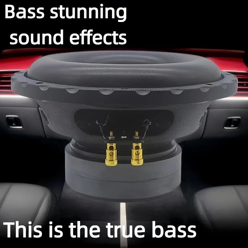 High-Power Car Subwoofer - Available in 8-Inch, 10-Inch, and 12-Inch Sizes, Single or Dual Coil Design, Cannon Edge, 500W RMS Power Handling - DriveNova