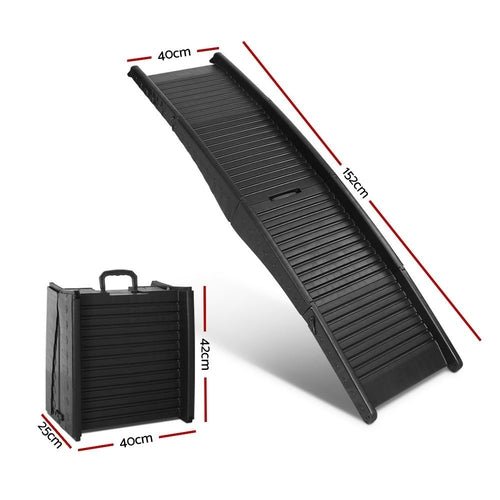 i.Pet Dog Ramp Pet Stairs Steps For Car SUV Ladder Travel Foldable - DriveNova