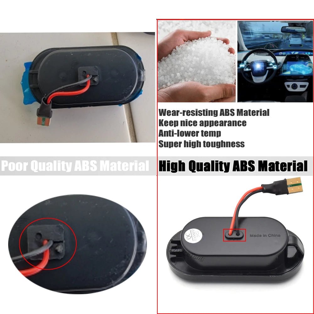 LED Dynamic Side Marker Turn Signal Light for SEAT Ibiza 6L, Cordoba, Toledo, Leon MK1, MK2, and Octavia - DriveNova