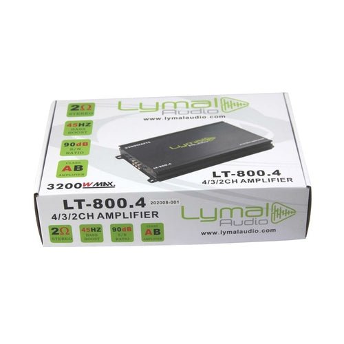LT-800.4 3200 Watts 4 Channel Car Amplifier - DriveNova