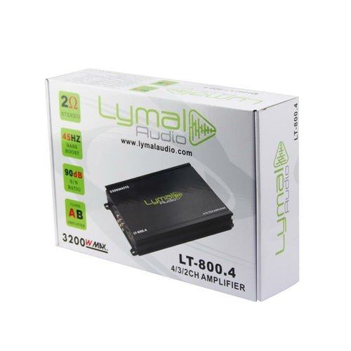 LT-800.4 3200 Watts 4 Channel Car Amplifier - DriveNova