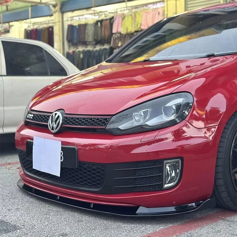 Maxton Design Front Bumper Lip Spoiler for VW Golf MK6 GTI (2009-2013) - Front Chin Protector - DriveNova