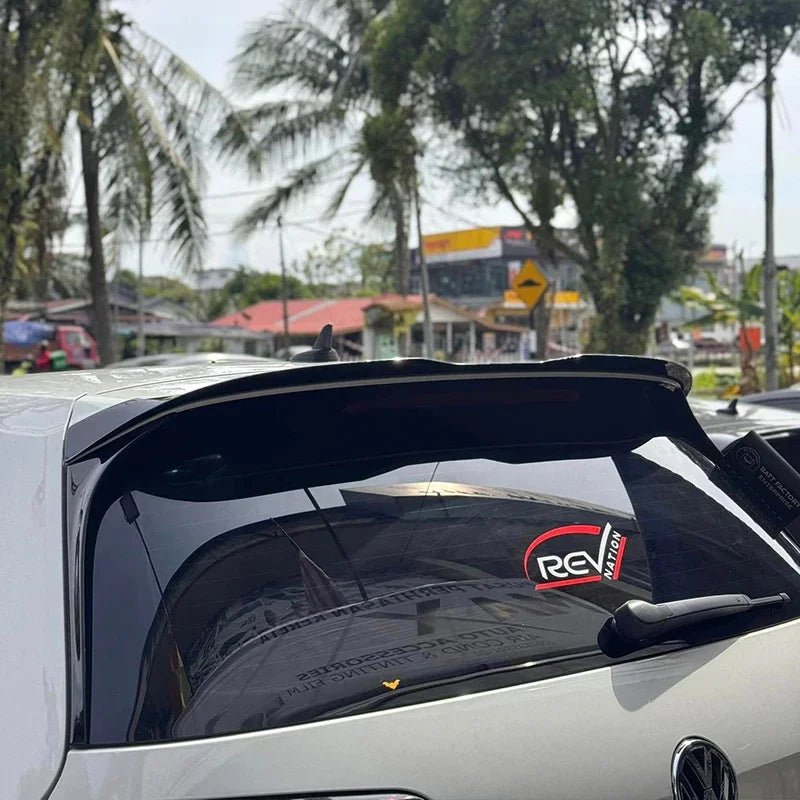 Maxton Design Style Rear Roof Lip Spoiler for Volkswagen Golf Mk7, Mk7.5 GTI, R, and R-Line (2012-2020) - DriveNova