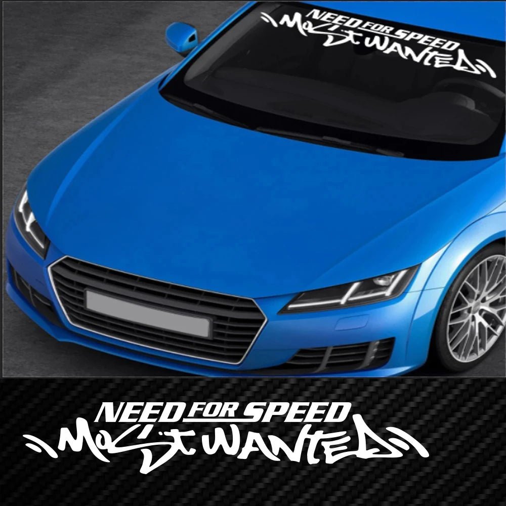 Need for Speed Scratch Car Windshield Decal Vinyl Sticker - Universal Auto Window and Bumper Accessory - DriveNova