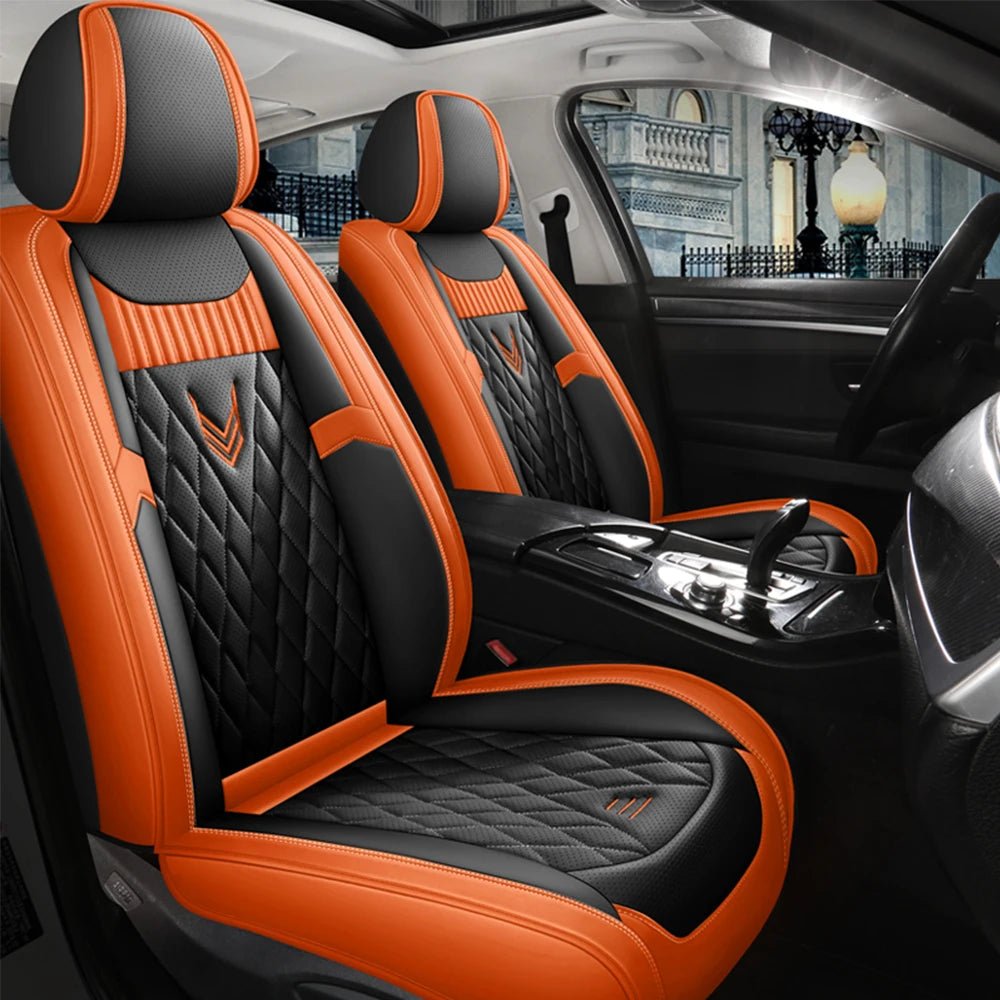 Premium Leather Car Seat Covers for Renault Megane 2, 3, Fluence, Scenic, Clio, Captur, Kadjar, Logan 2, Duster, Arkana, and Kangoo - DriveNova