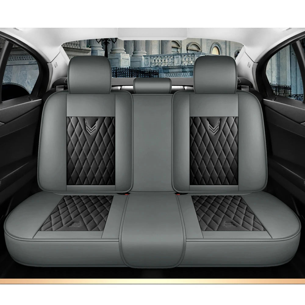 Premium Leather Car Seat Covers for Renault Megane 2, 3, Fluence, Scenic, Clio, Captur, Kadjar, Logan 2, Duster, Arkana, and Kangoo - DriveNova