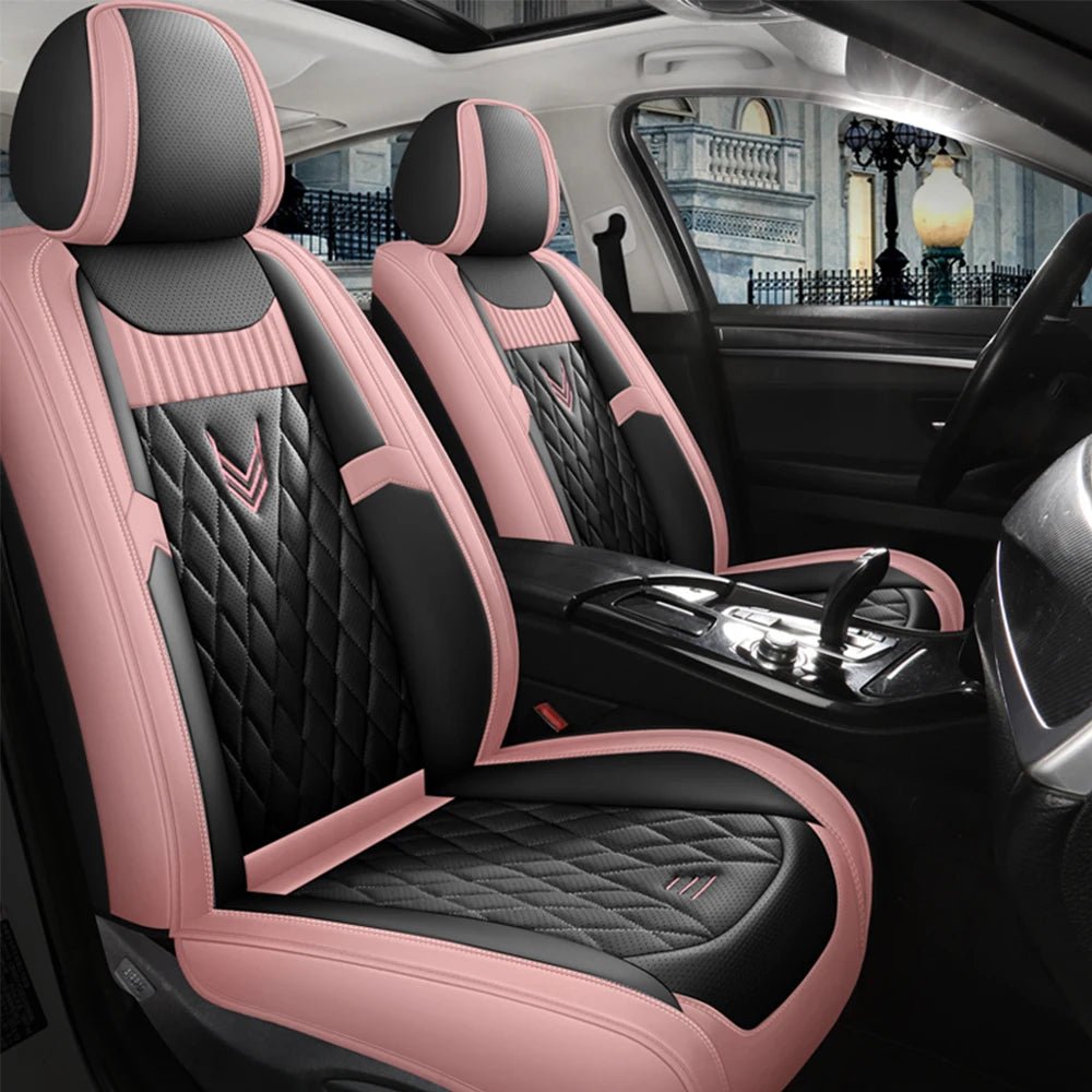 Premium Leather Car Seat Covers for Renault Megane 2, 3, Fluence, Scenic, Clio, Captur, Kadjar, Logan 2, Duster, Arkana, and Kangoo - DriveNova
