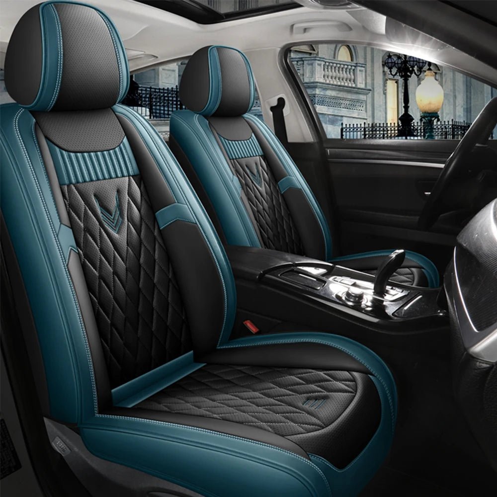 Premium Leather Car Seat Covers for Renault Megane 2, 3, Fluence, Scenic, Clio, Captur, Kadjar, Logan 2, Duster, Arkana, and Kangoo - DriveNova