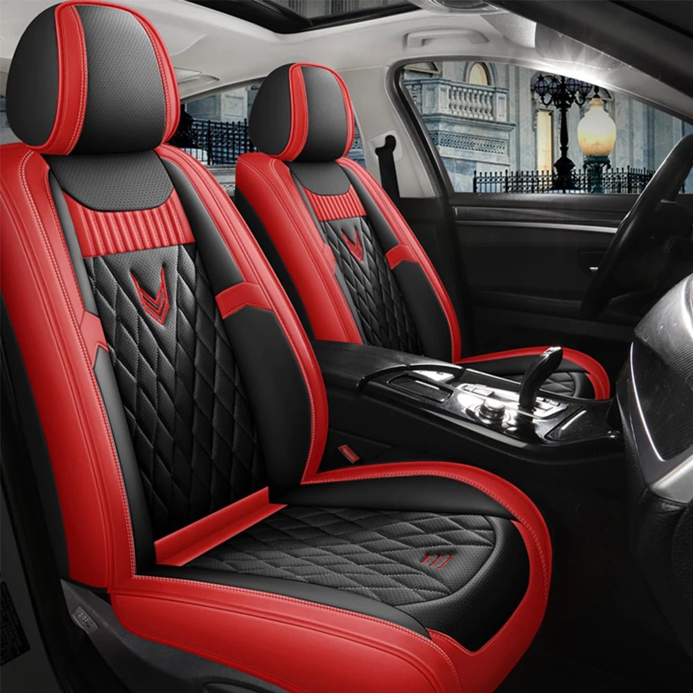 Premium Leather Car Seat Covers for Renault Megane 2, 3, Fluence, Scenic, Clio, Captur, Kadjar, Logan 2, Duster, Arkana, and Kangoo - DriveNova