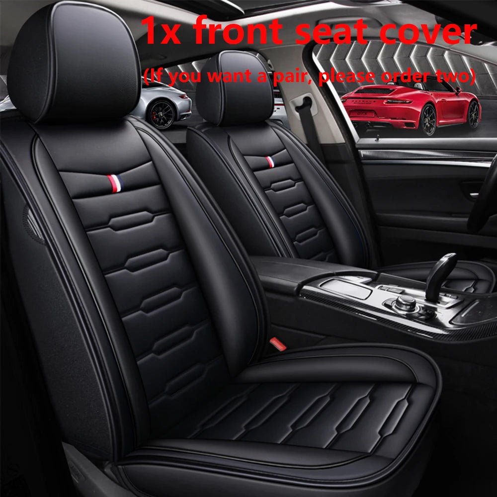 Premium Leather Full Set Car Seat Covers for Kia Models: Rio, Sportage, Ceed, Niro, Stinger, Optima, Soul, Forte, Spectra, Sorento Accessories - DriveNova