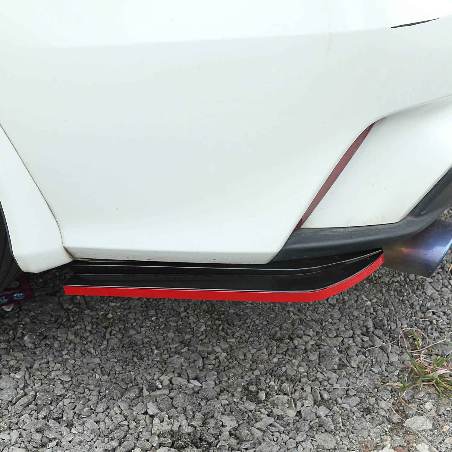 Rear Bumper Splitter Diffuser Spoiler Kit Canard Diffuser Protector Decorations Body Styling Universal Car Exterior Accessories - DriveNova