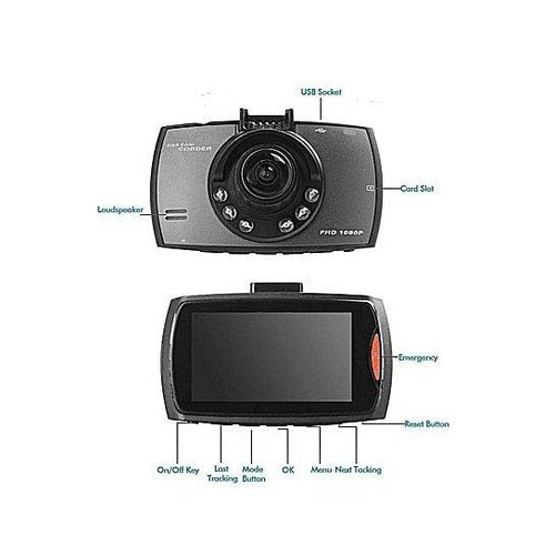 SafetyFirst HD 1080p Car Dash CamCorder with Night Vision - DriveNova
