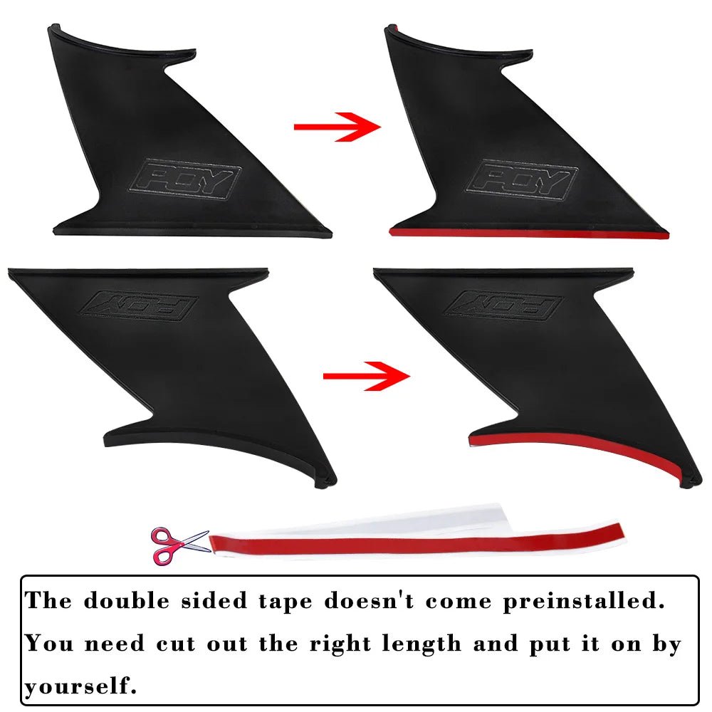 Spoiler Wing Stabilizer with Logo for Subaru STI 2015-2018 - One Piece Design with Free Shipping - WSS02 - DriveNova