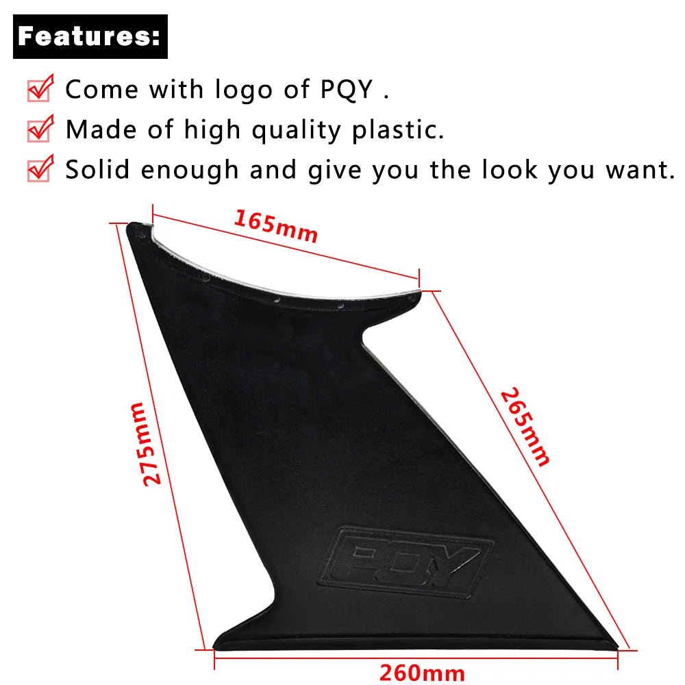 Spoiler Wing Stabilizer with Logo for Subaru STI 2015-2018 - One Piece Design with Free Shipping - WSS02 - DriveNova