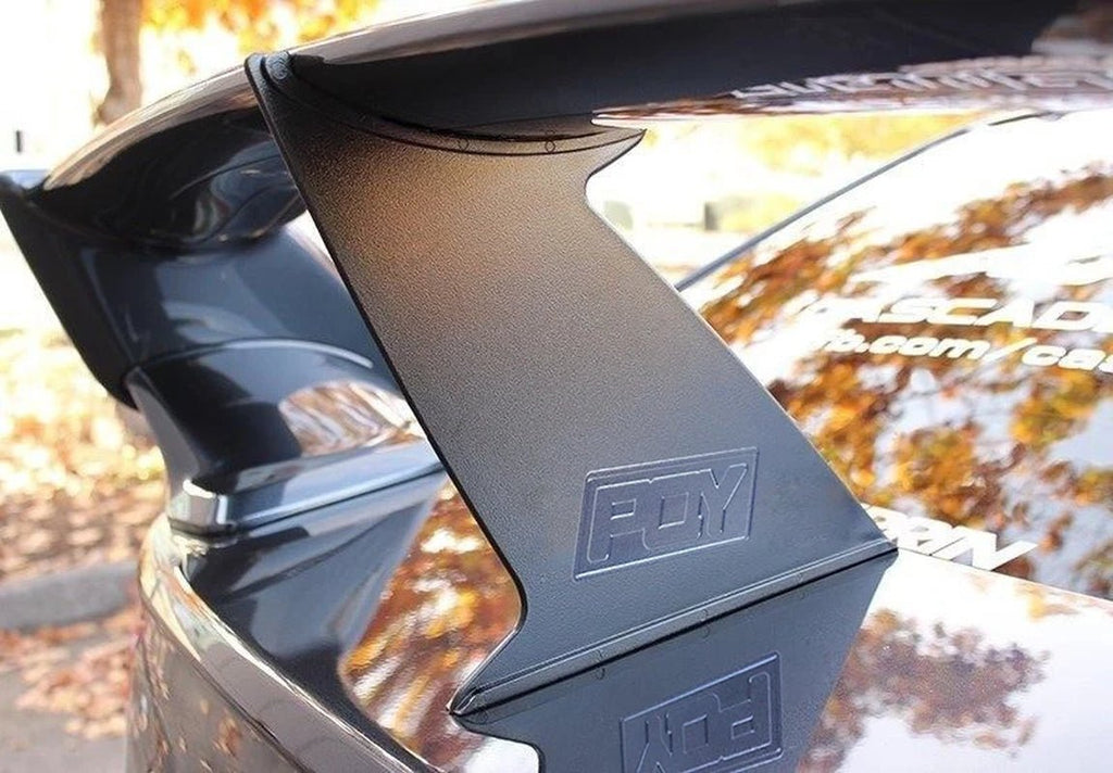 Spoiler Wing Stabilizer with Logo for Subaru STI 2015-2018 - One Piece Design with Free Shipping - WSS02 - DriveNova