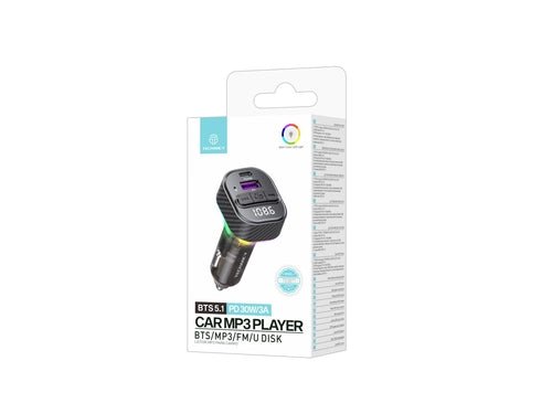 Techancy Car MP3 Player TE0871 Bluetooth 5.1 PD 30W Fast Charging - DriveNova