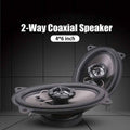 Universal 4x6 Inch High Power Car Coaxial Speakers - Full Range Audio Stereo System with Non-Destructive Installation - DriveNova