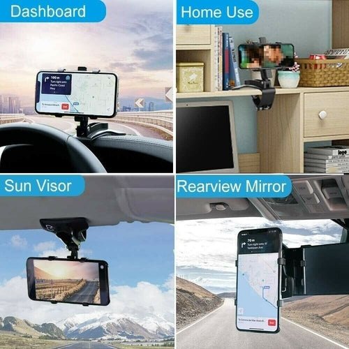 Universal Car Dashboard Mount Holder Stand Clamp Cradle Clip For Cell - DriveNova