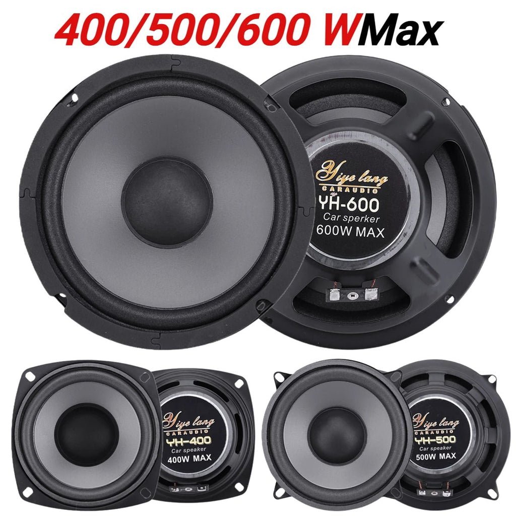 Universal Car Hi-Fi Coaxial Stereo Speakers - 4/5/6.5 Inch, 400/500W Full Range Subwoofer for Auto Audio Music - DriveNova