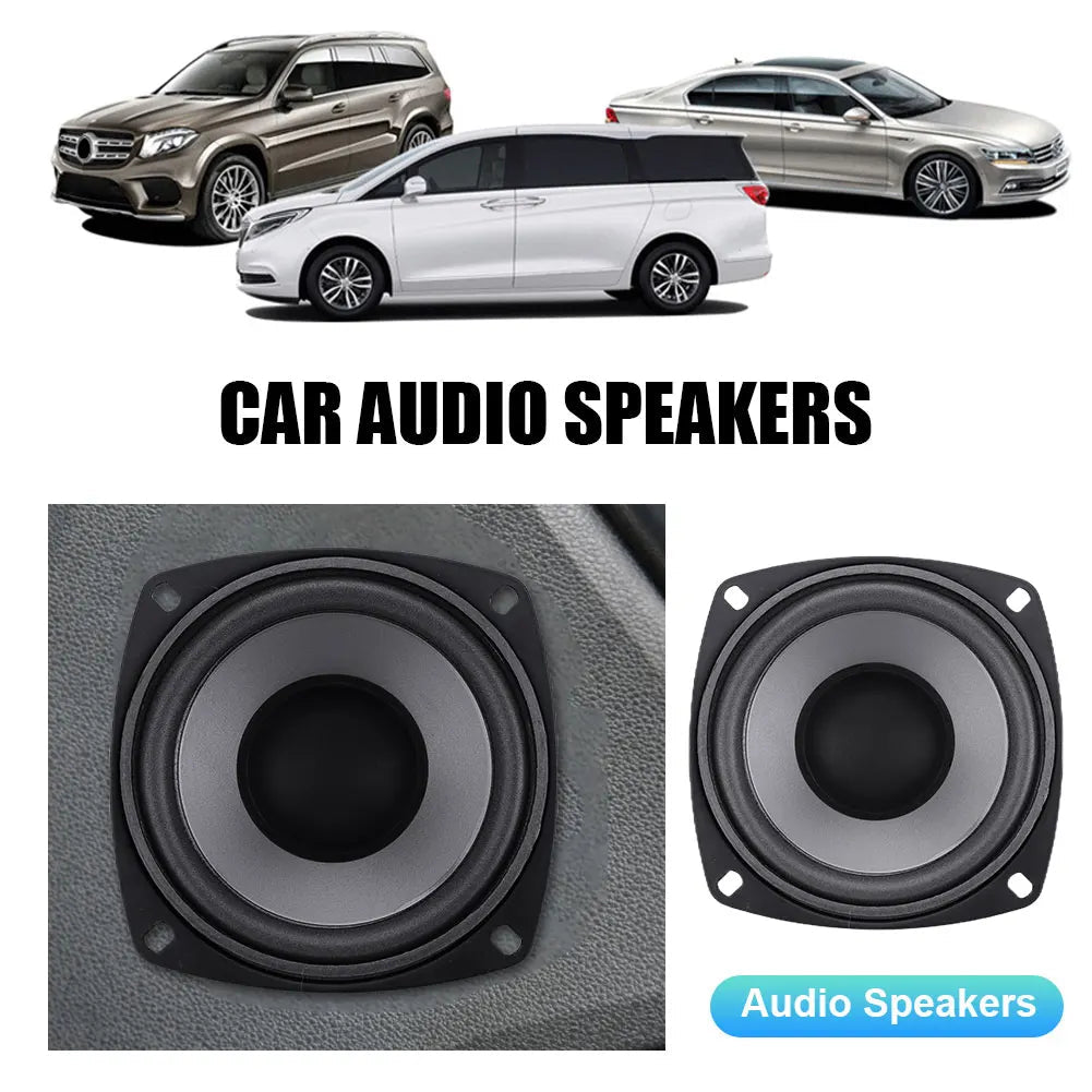 Universal Car Hi-Fi Coaxial Stereo Speakers - 4/5/6.5 Inch, 400/500W Full Range Subwoofer for Auto Audio Music - DriveNova