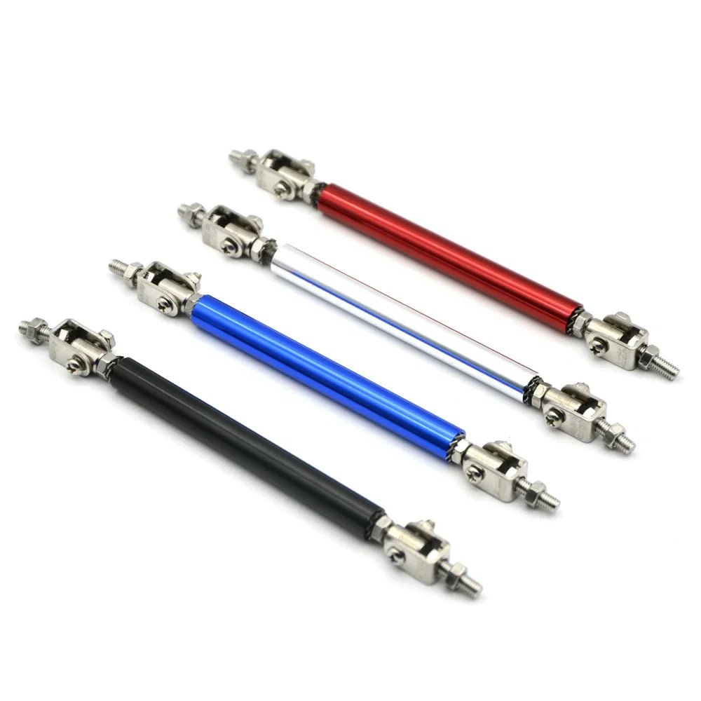 Universal Car Splitter Rods Racing Adjustable Front Rear Bumper Lip Support Strut Brace Tie Pull Bar Kit 75/100/150/200mm - DriveNova