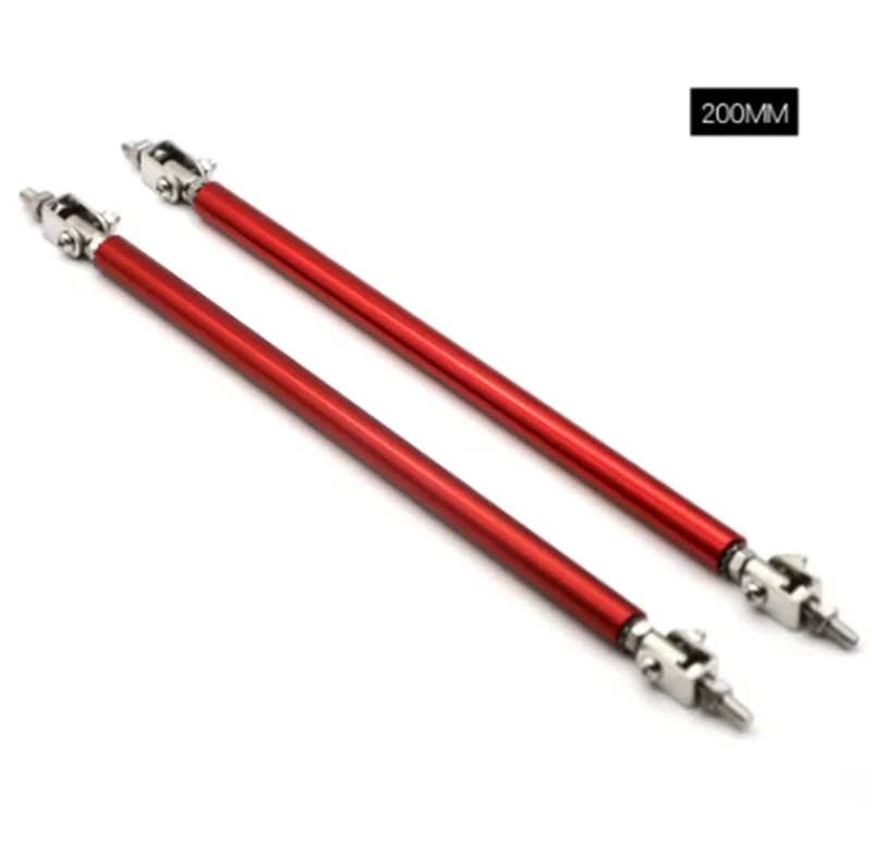 Universal Car Splitter Rods Racing Adjustable Front Rear Bumper Lip Support Strut Brace Tie Pull Bar Kit 75/100/150/200mm - DriveNova