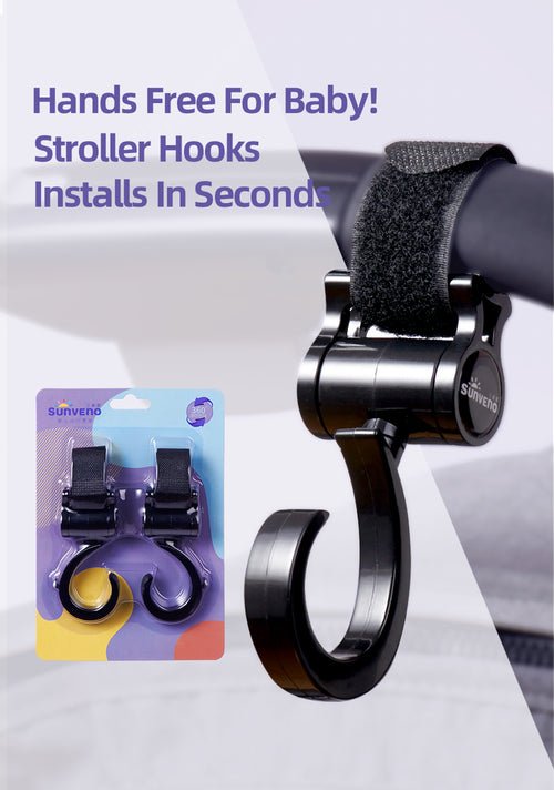 Universal Stroller Hooks 2 Pack - DriveNova