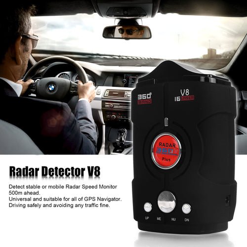 V8 Car Radar Detector Speed Camera Detectors - DriveNova